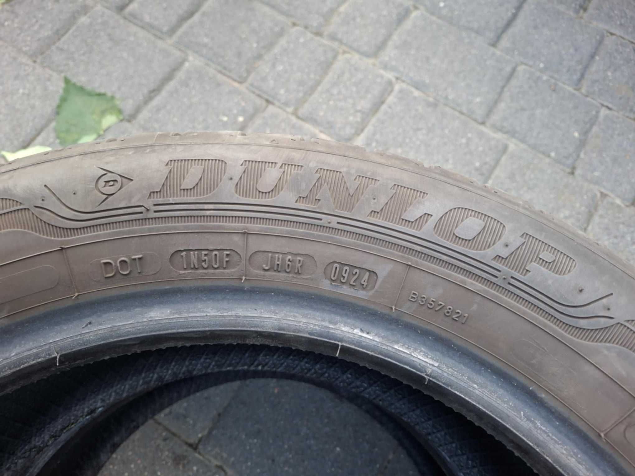 Opony letnie Dunlop SP SPORT BLURESPONSE 205/55 R16 stan idealny 2024