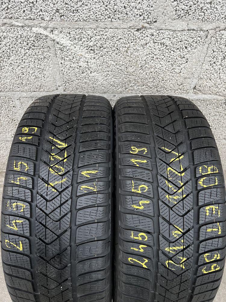 Dwie opony pirelli sottozero 3 245/45/19 2021r.