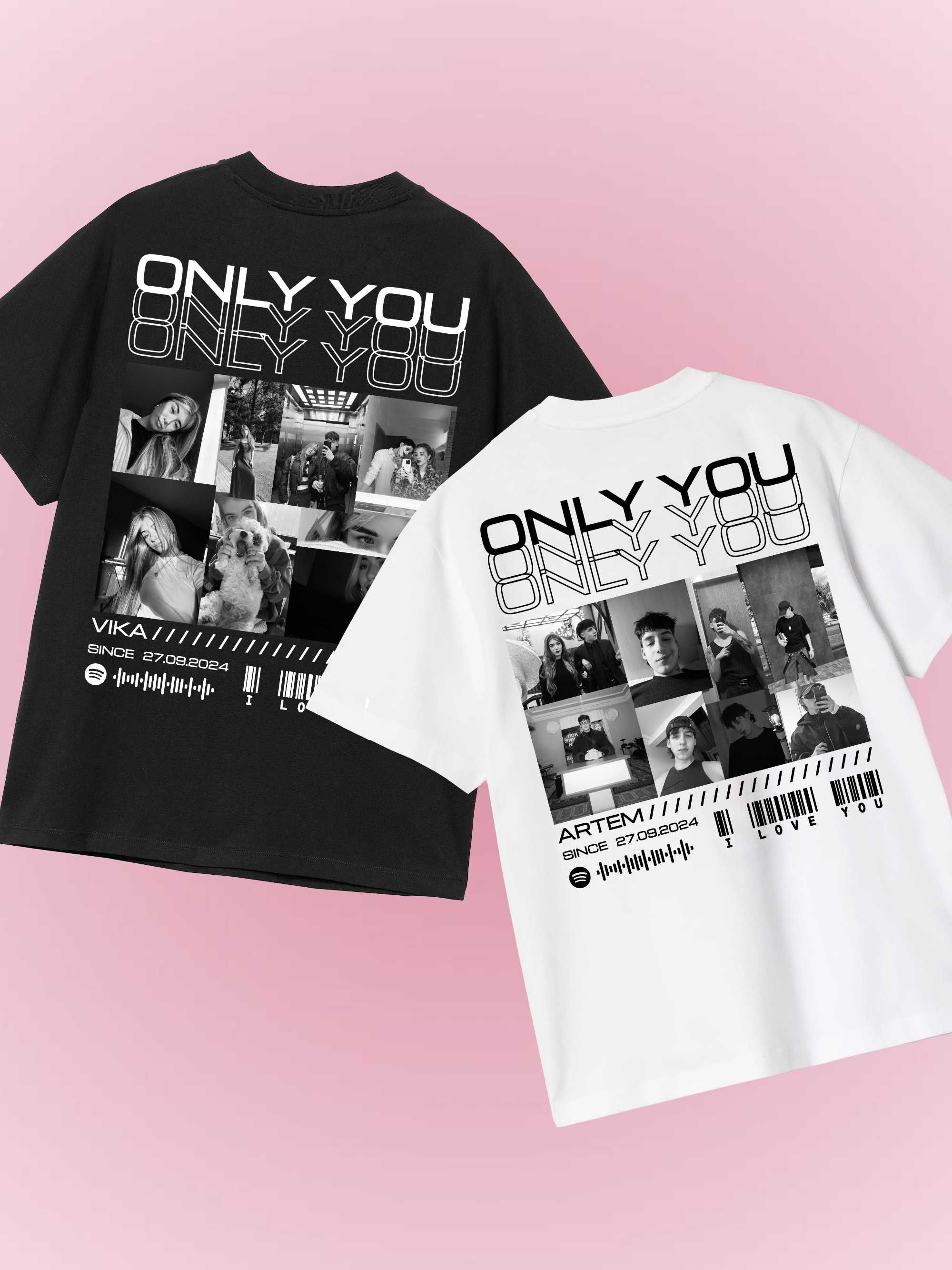парні футболки boyfriend girlfriend парные only you