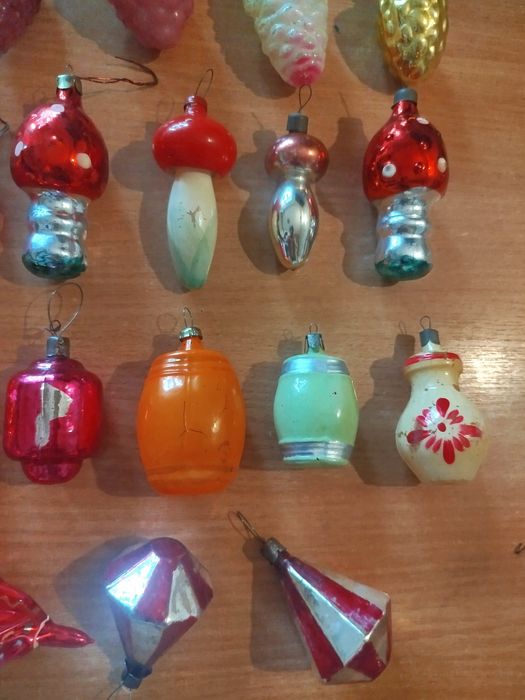 Ёлочные игрушки 40-60х годов прошлого века