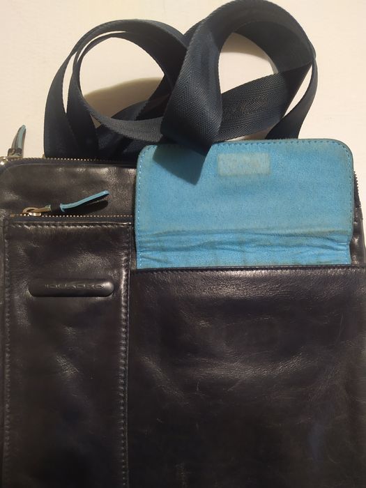 Чоловіча сумка Piquadro темно-синього кольору