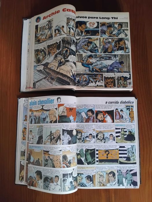 Banda desenhada, revistas encadernadas, anos 70