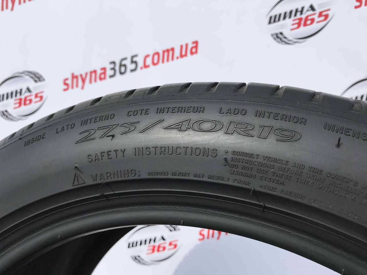 275/40 r19 michelin primacy 3 run flat 5mm шини бу