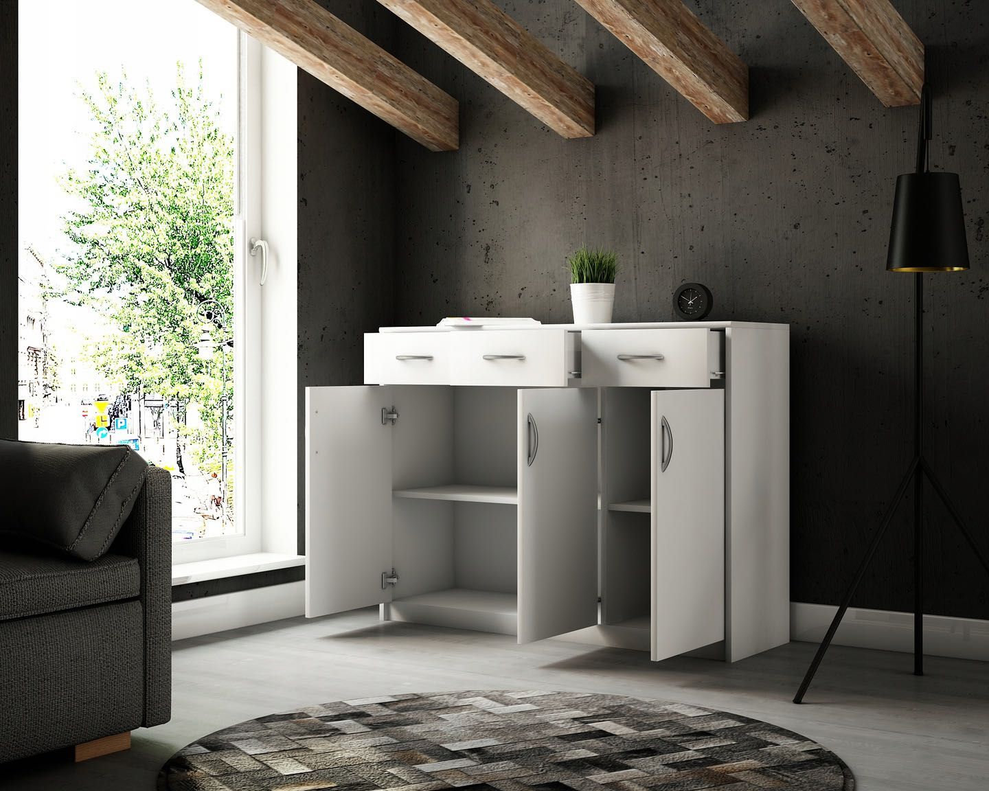 NOWA komoda szafka 4 kolory - 85x110x35 - OD RĘKI