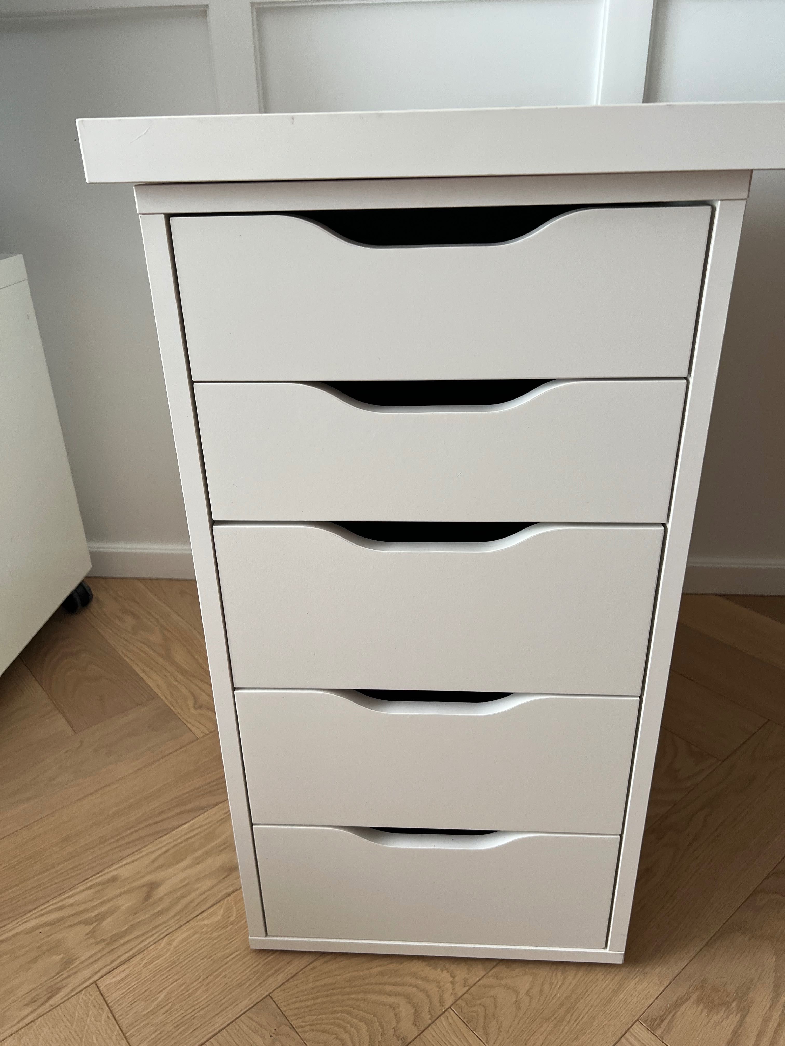Białe biurko Ikea Lagkapten Białystok
