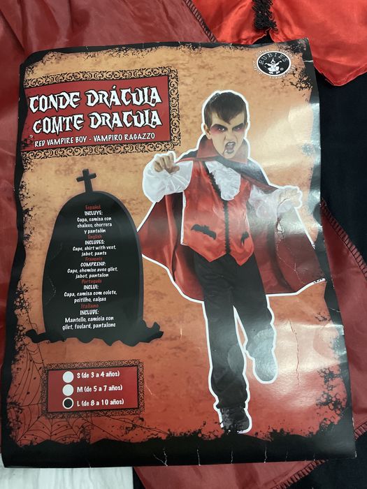 Disfarce Conde Drácula