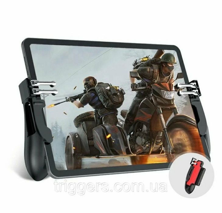 Напальчники + тригери H11 для iPad та Android планшетів Union PUBG COD