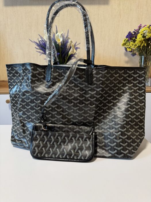 Сумка шопер Goyard в чорному кольорі М