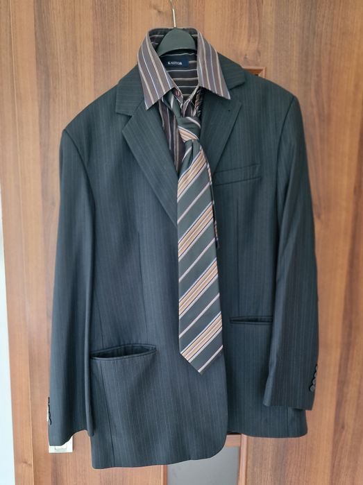 Garnitur Mido [XL] plus koszula i krawat