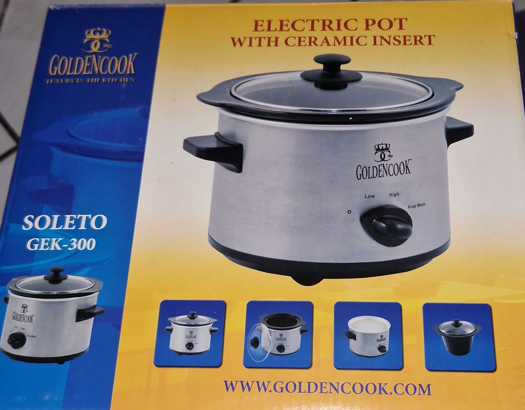 Garnek elektryczny GOLDENCOOK SOLETO GEK-300