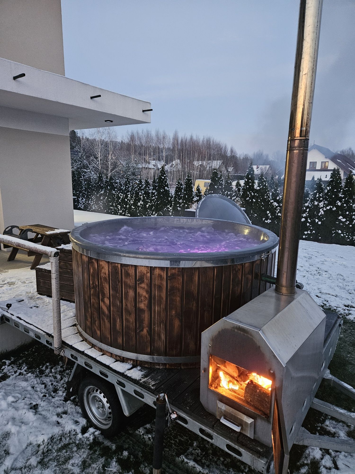 Mobilna Bania Gorąca Balia Ruska Jacuzzi