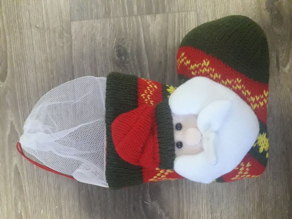 Сувенир сапожок с Дедом Морозом