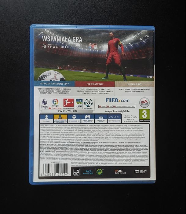 Gra FIFA 18 na PS4