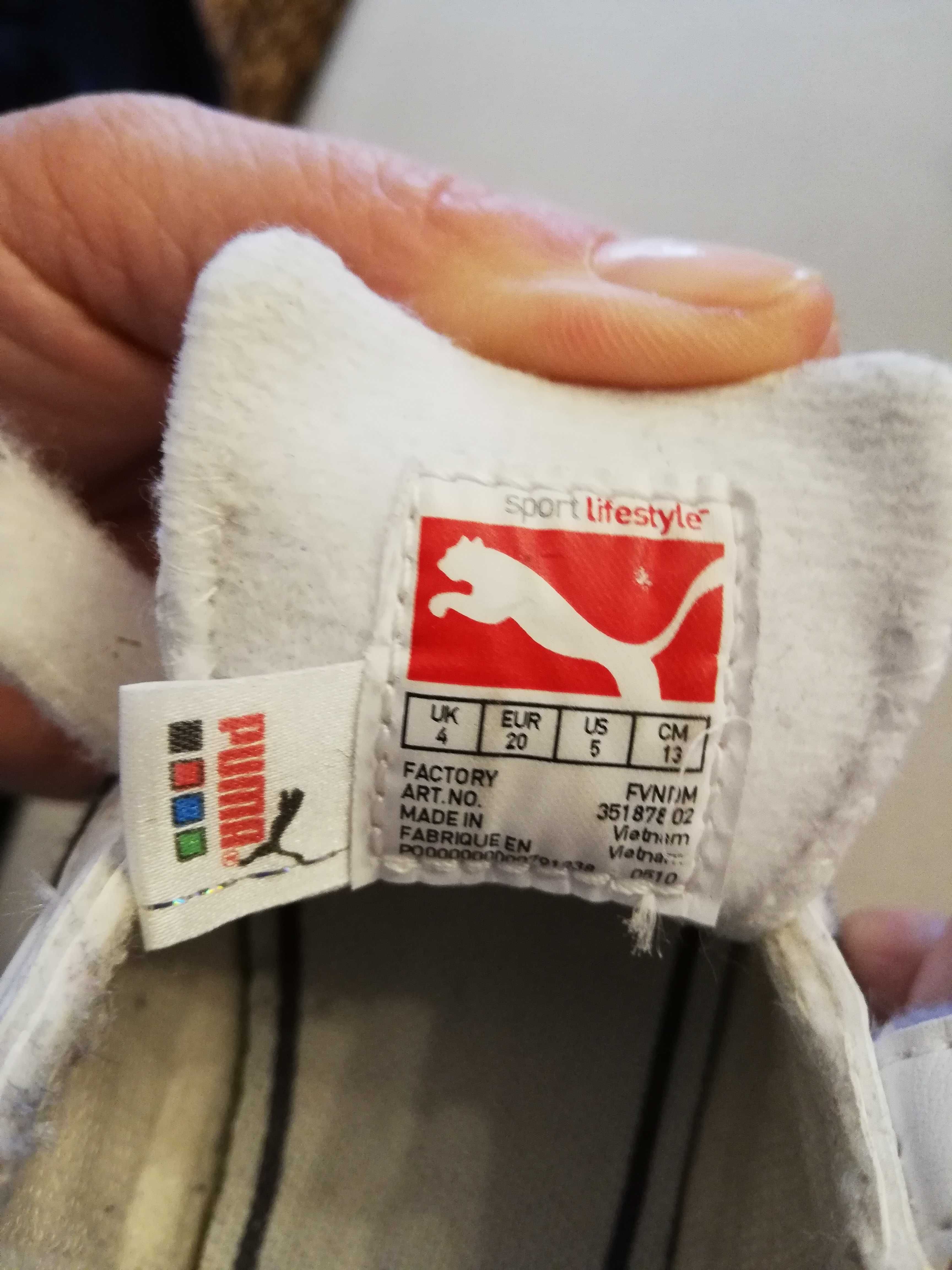 Buty sportowe Puma unisex skóra rozmiar 20