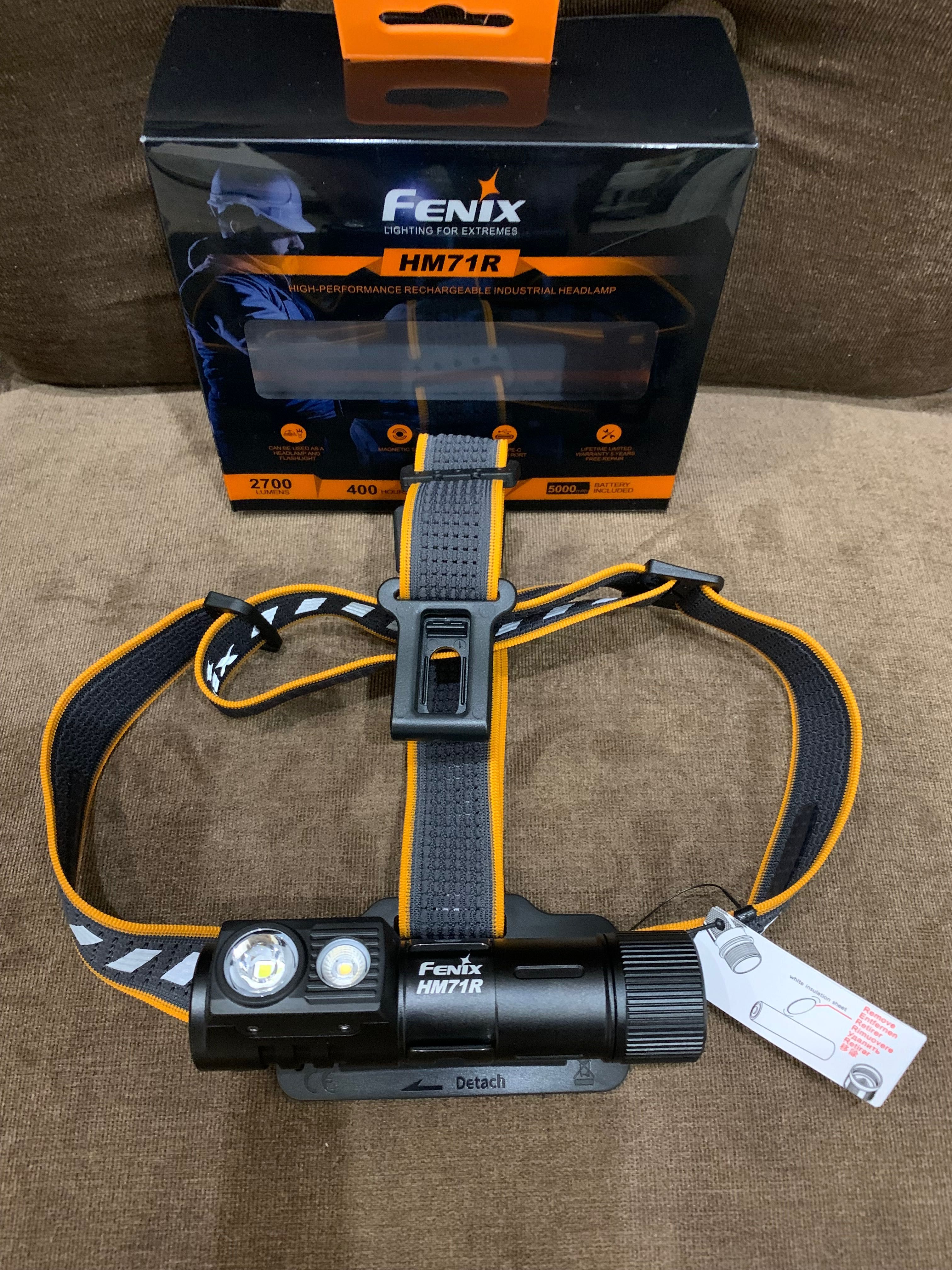 Fenix HM71R - Світлодіодний акумуляторний налобний ліхтар  2700 лм