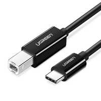 Ugreen kabel przewód do drukarki USB-C - USB-B 480Mb/s 2m czarny