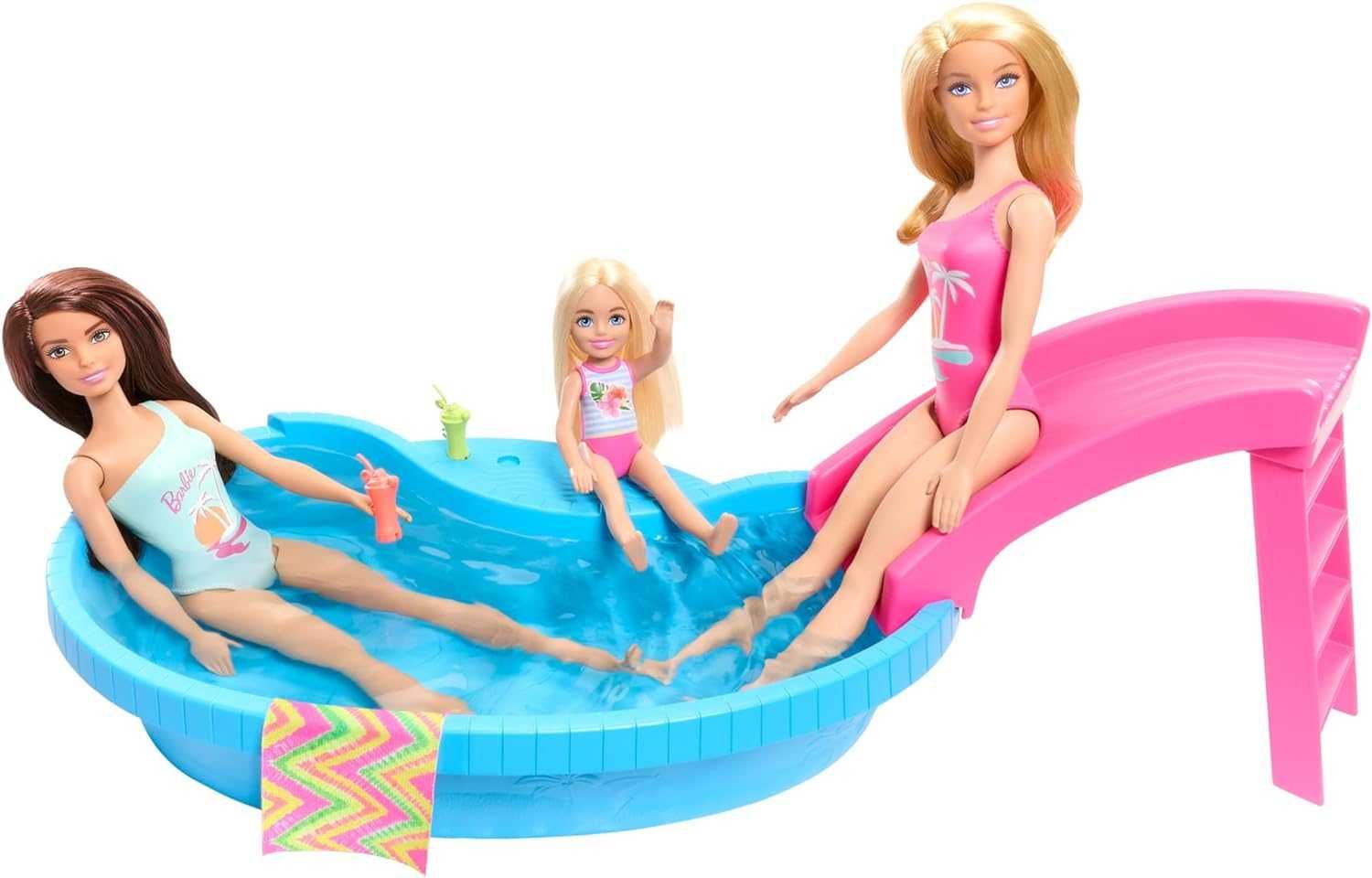 Кукла Барби и бассейн Barbie Doll and Pool Playset HRJ74