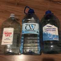Баклажки из под воды 5-6литров бутылки бу
