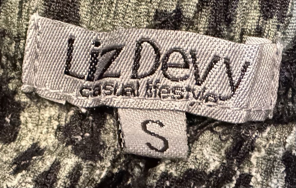 Luźne spodnie na gumce Liz Devy S nowe bez metki