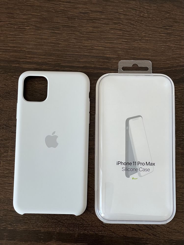 Etui silikonowe Apple iPhone 11 Pro Max White - oryginalne