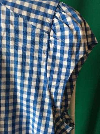 Camisa xadrez azul Gant (40) [ULTIMO PREÇO]