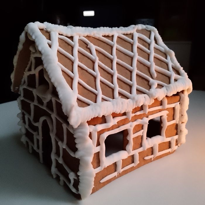 Ręcznie robiony domek z piernika