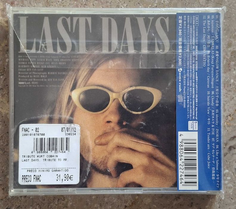 Last Days - CD - tribute to Mr.K - novo e selado