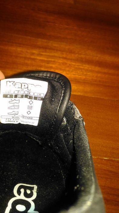 Sapatilhas originais da marca Kappa, tamanho 38. Novas. Sem uso.