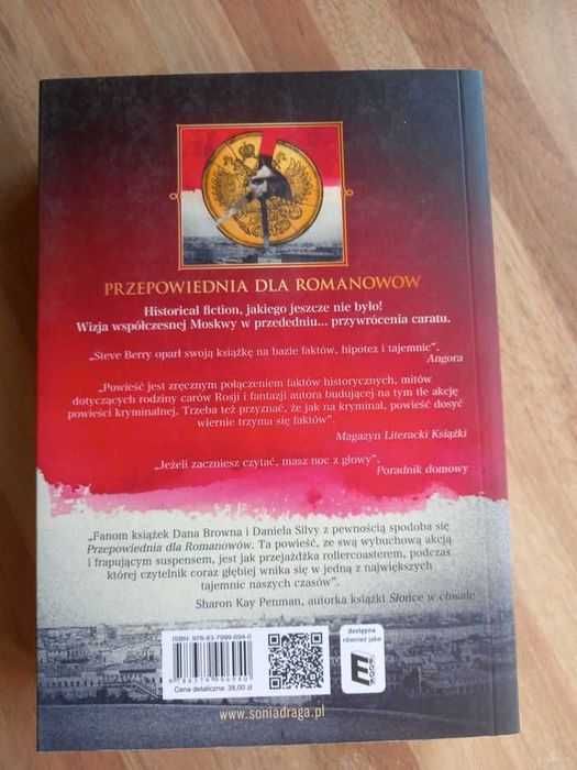 Steve Berry Przepowiednia dla Romanowów nowa