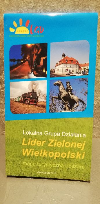 Mapa turystyczna Lider Zielonej Wielkopolski