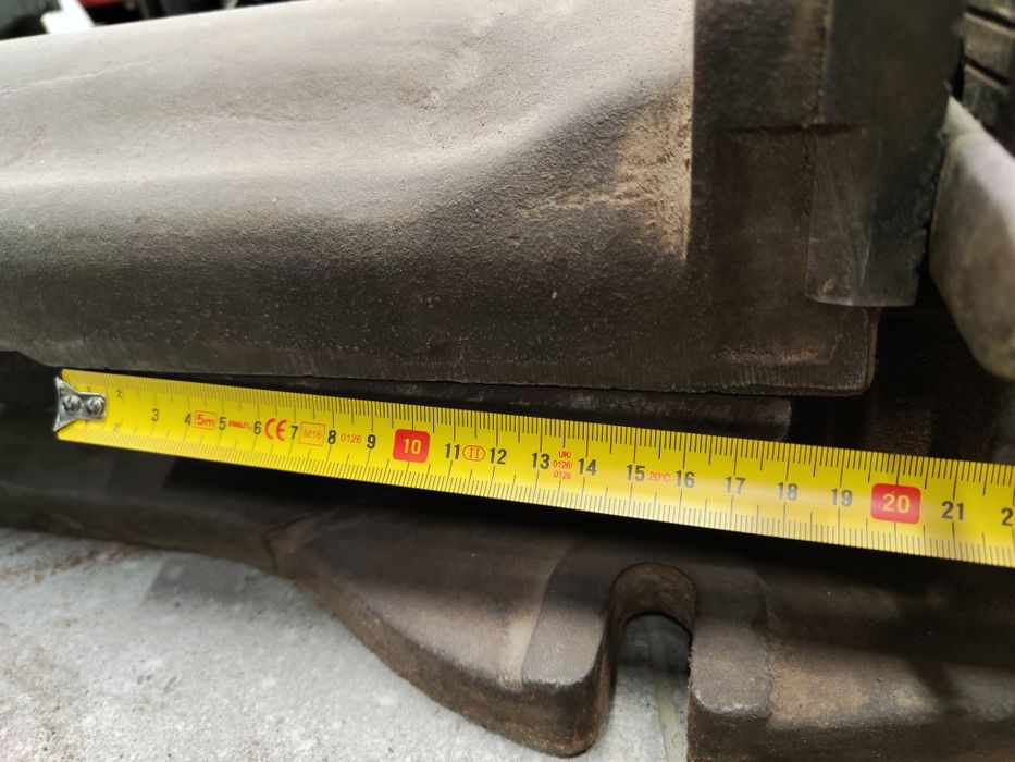 Imadło maszynowe 200mm solidne ciężkie sprawne bizon