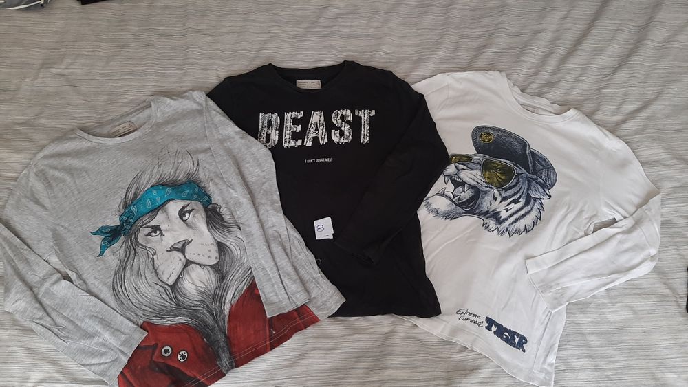 Camisolas manga comprida 8/9 anos