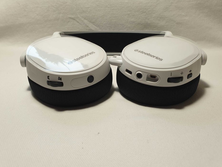 Słuchawki bezprzewodowe SteelSeries Arctis 7+WHITE - NOWE.
