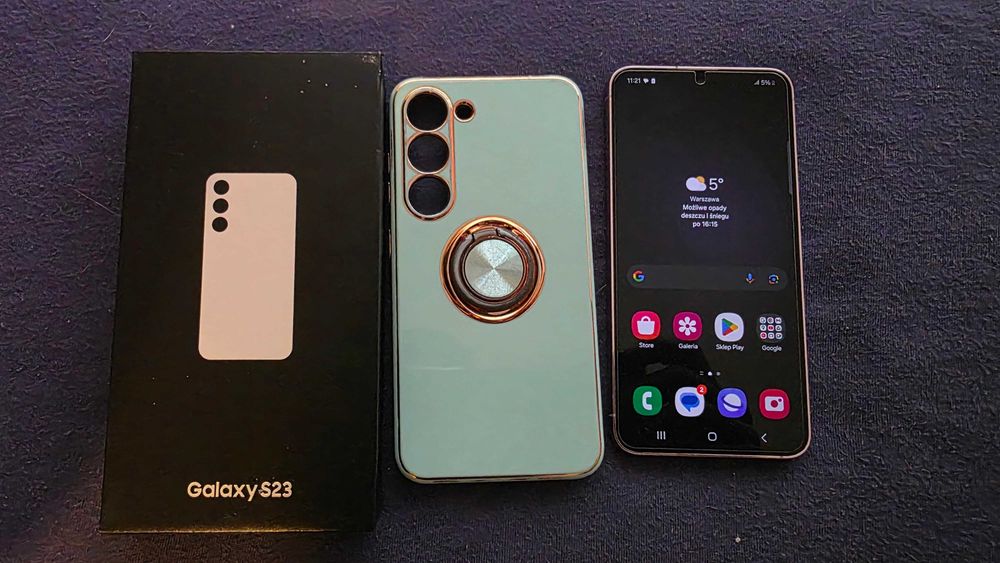 Samsung Galaxy S23 , stan IDEALNY, kolor lawendowy