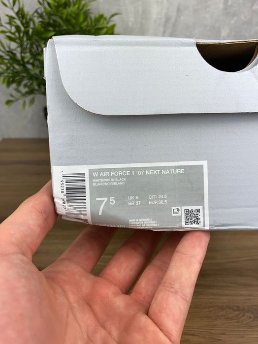 Nike Air Force 1 Low Next Nature r. 38,5 – białe buty sneakersy