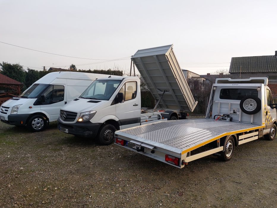 Usługa transportu BUS Wywrotka Laweta