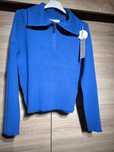 Golf rozpinany chabrowy made in italy roz S-L