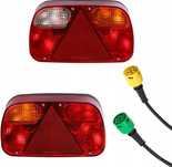 2x Lampy Tylne do Przyczepy 12V/24V Zestwa