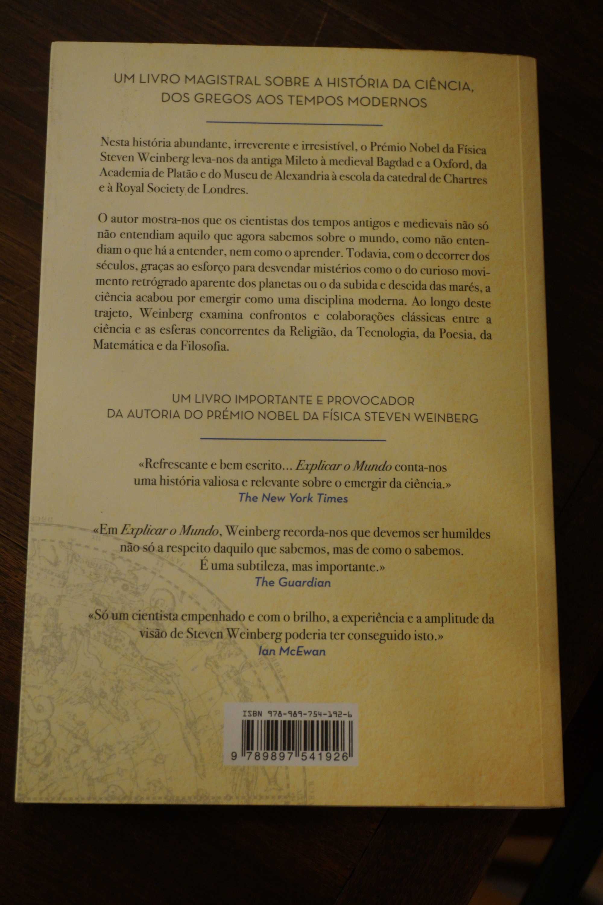 Explicar o Mundo de Steven Weinberg