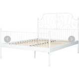 Łóżko ikea Leirvik 140x200 ze stelażem sultan luroy