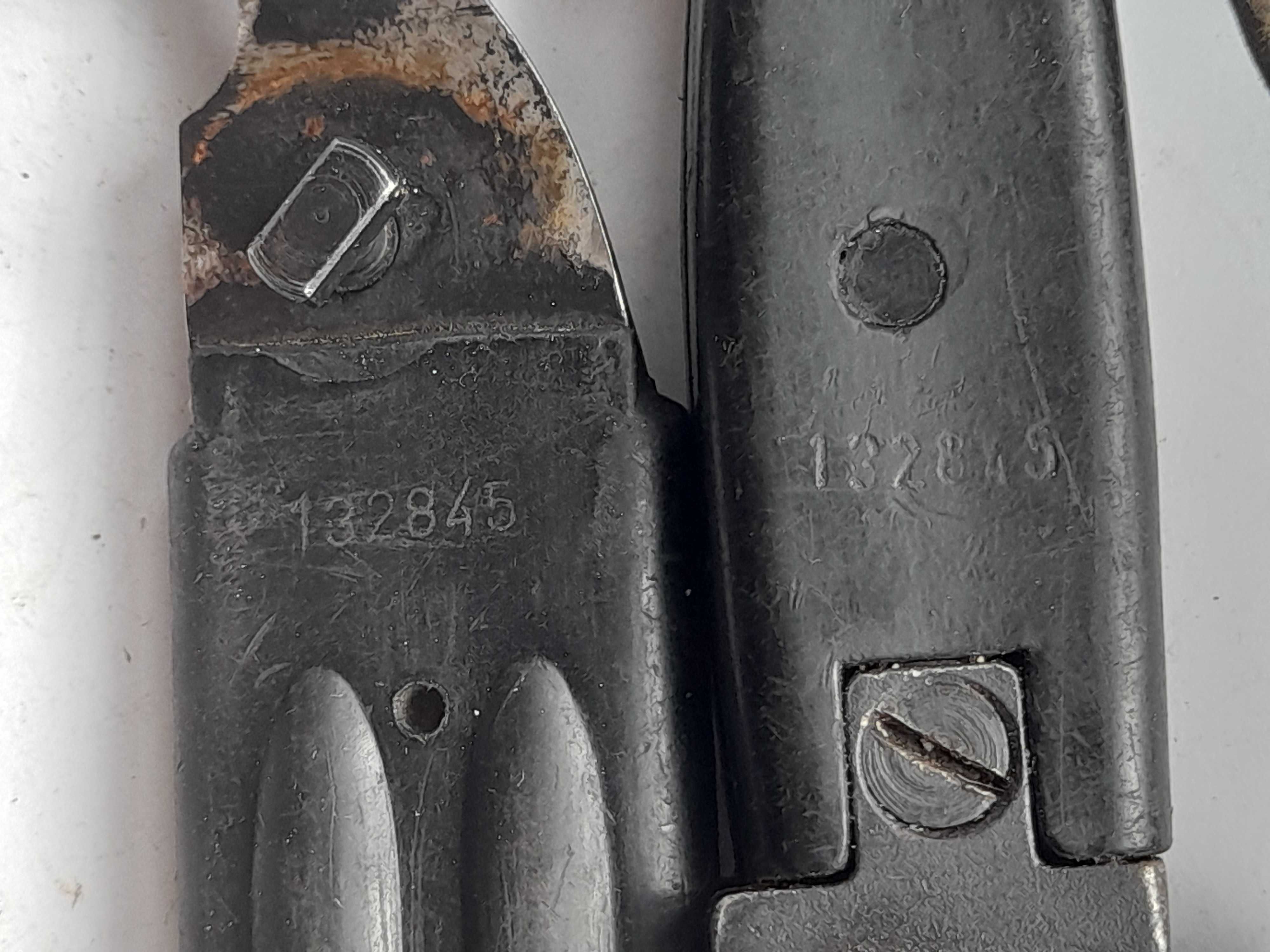 Bagnet 6H4 AK47 Jugosławia Kałasznikow zgodne numery