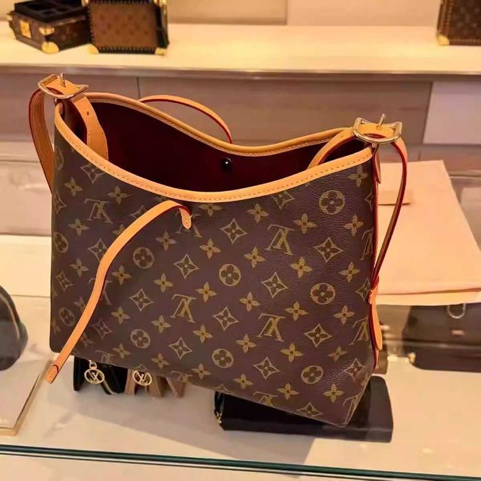 Louis Vuitton LV Carryall MM Brązowa torba na ramię damska