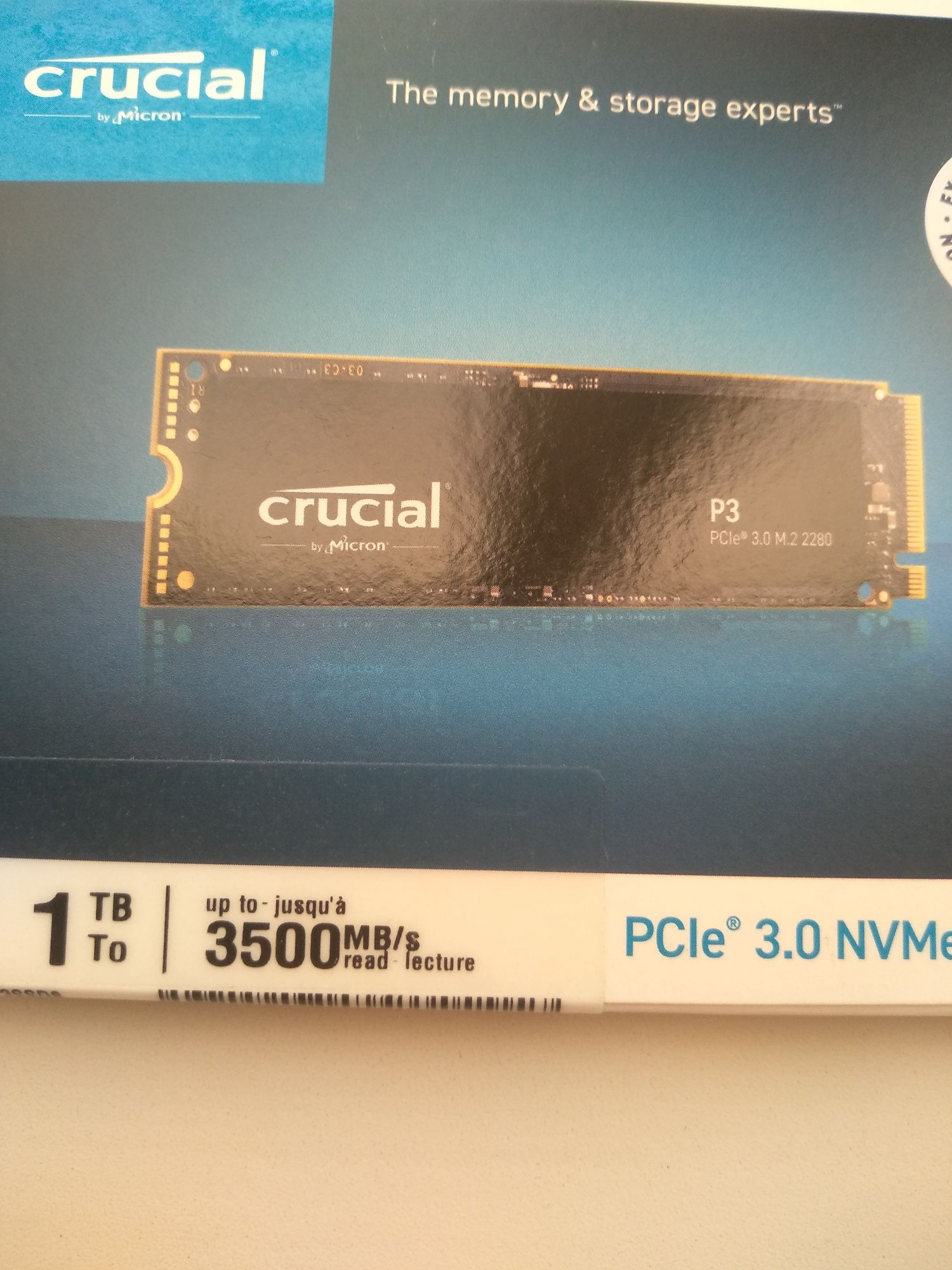 SSD   Crucial 1TB.