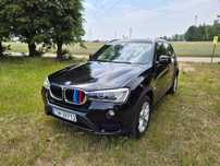 BMW X3,2.0D,190KM,2016/17,navi,kamera,VAT-23%,salon Polska,ZAMIANA