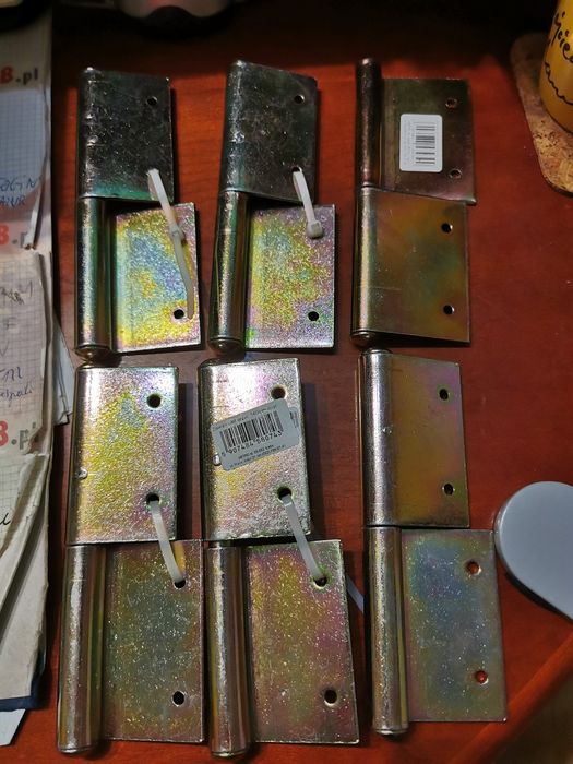 Zawiasy 140mm ocynkowane