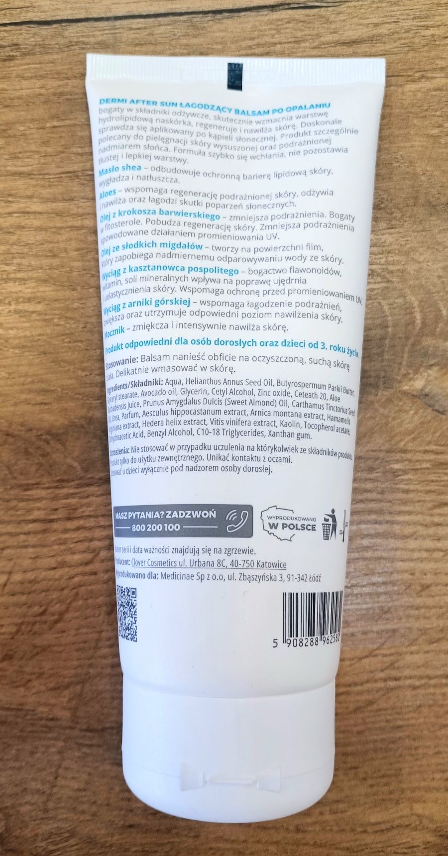 Dermi balsam po opalaniu nowy 200 ml