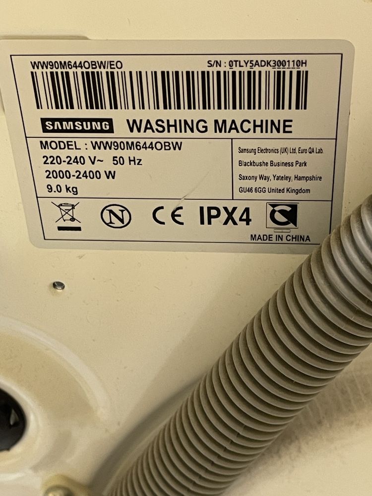 Pralka Samsung 9kg Ecobubble QDrive Wifi WW90M644OBW