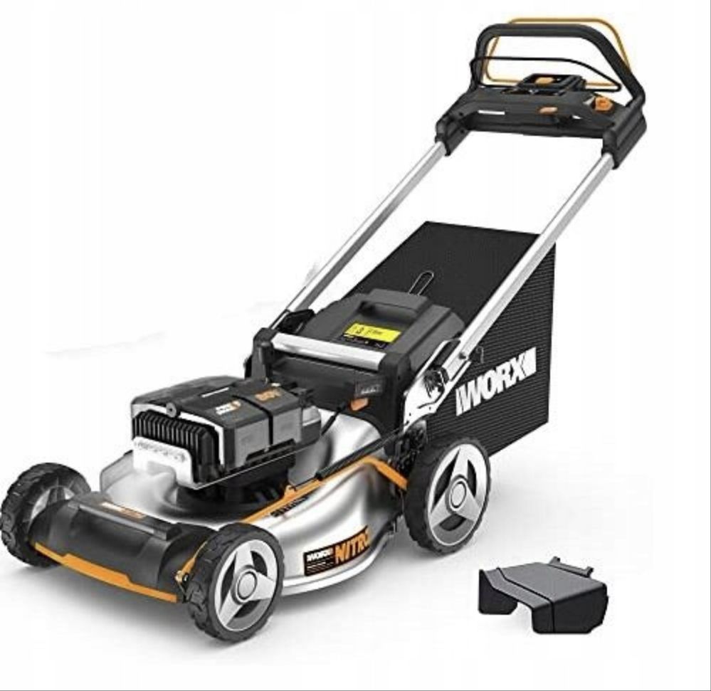 Kosiarka akumulatorowa z napędem Worx WG761E 51cm 80V 4x4Ah 70l