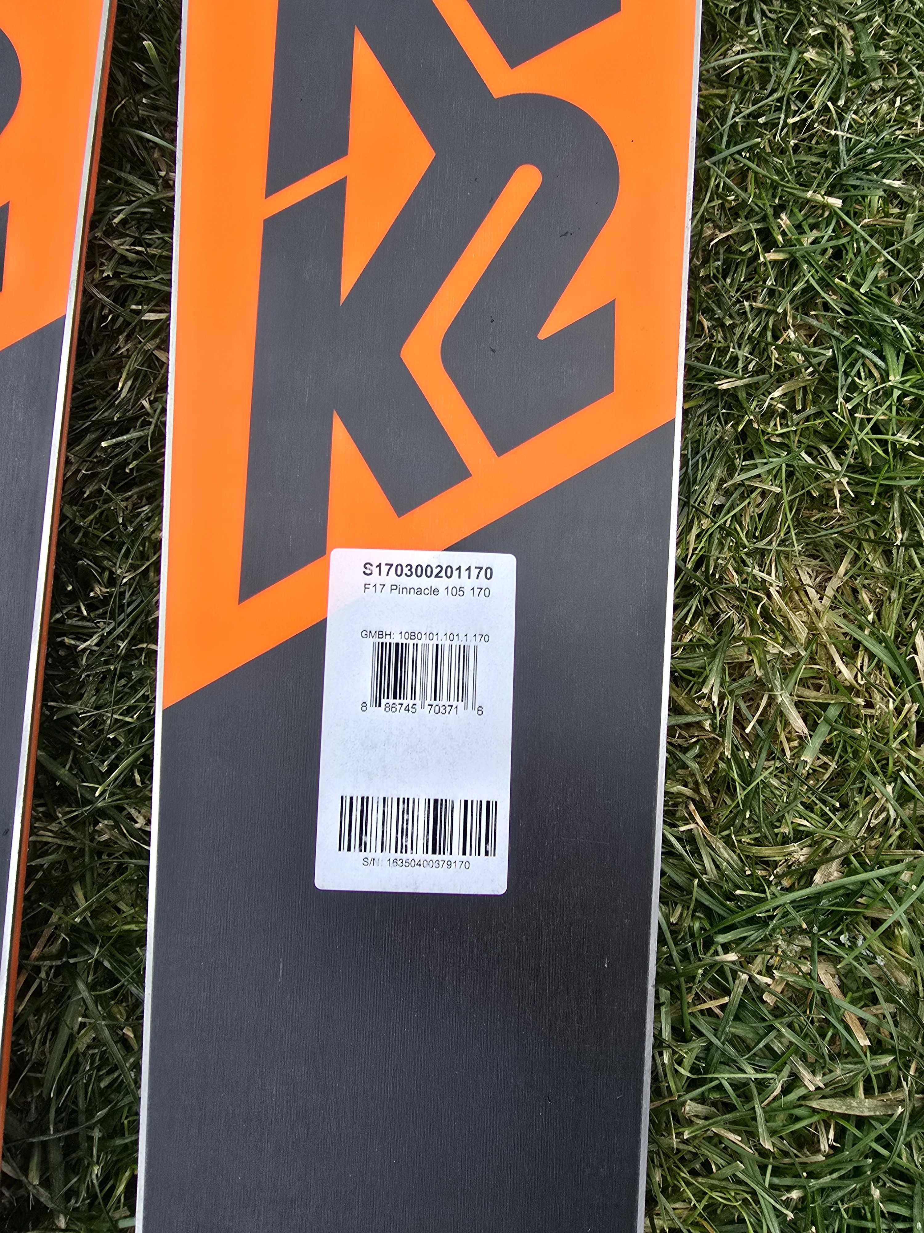 Лижи фрірайд нові K2 Pinnacle 105 170 Freerides