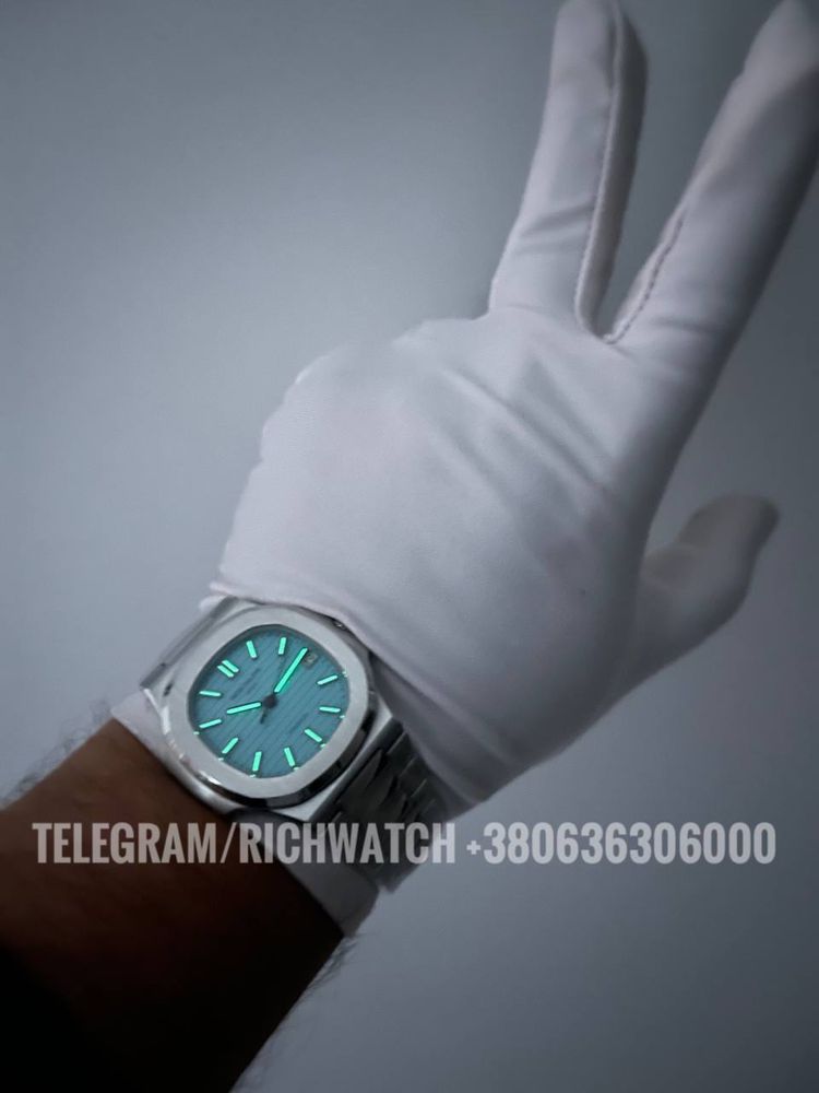 мужские наручные часы PatekPhilippe Nautilus 5711 3KF SS Tiffany Dial